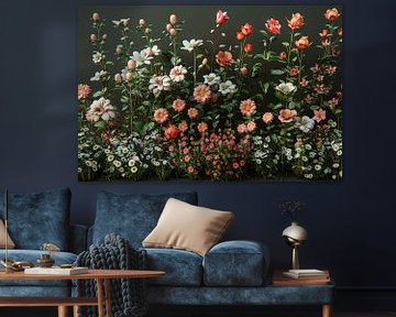 Blumenkunst an der Wand von Egon Zitter