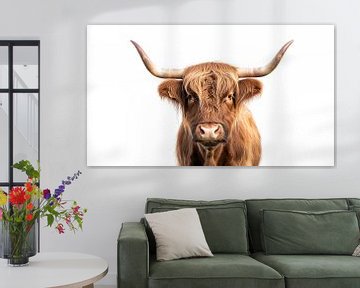 Panorama de la vache Highlander sur TheXclusive Art