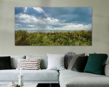  Menacing Sky Over Sea seen from the dune.  von Dirk Huckriede