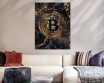 Bitcoin Crypto Zakelijke Motivatie van FotoKonzepte