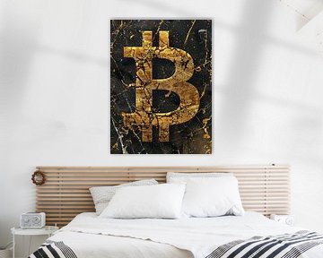 Bitcoin Crypto Zakelijke Motivatie van FotoKonzepte