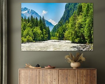 Ötztaler Ache river in Ötztal in TIrol during springtime by Sjoerd van der Wal Photography