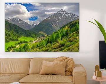 Vent village in the Tiroler Alps in Austira during springtime by Sjoerd van der Wal Photography