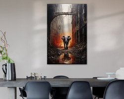 Example of the artwork in a room