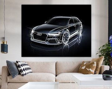 Audi A6 Car Voiture de sport sur FotoKonzepte