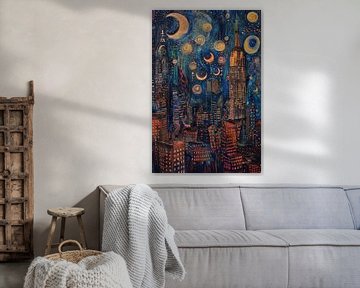 New York Starry Night by Whale & Sons