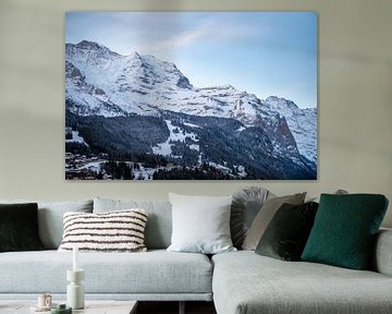 View of the Jungfrau massif from Wengen by t.ART