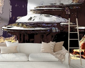 luchtmachtbasis in de woestijn