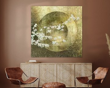Bloesem. Japandi stijl. Wabi-Sabi. van Alie Ekkelenkamp