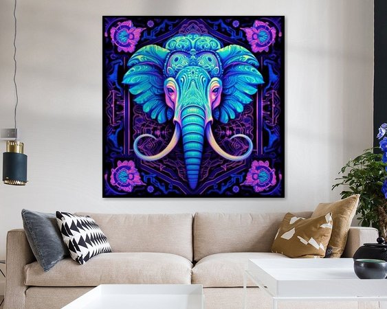 Example of the artwork in a room