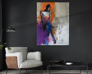 Modern en abstract figuratief portret van Studio Allee