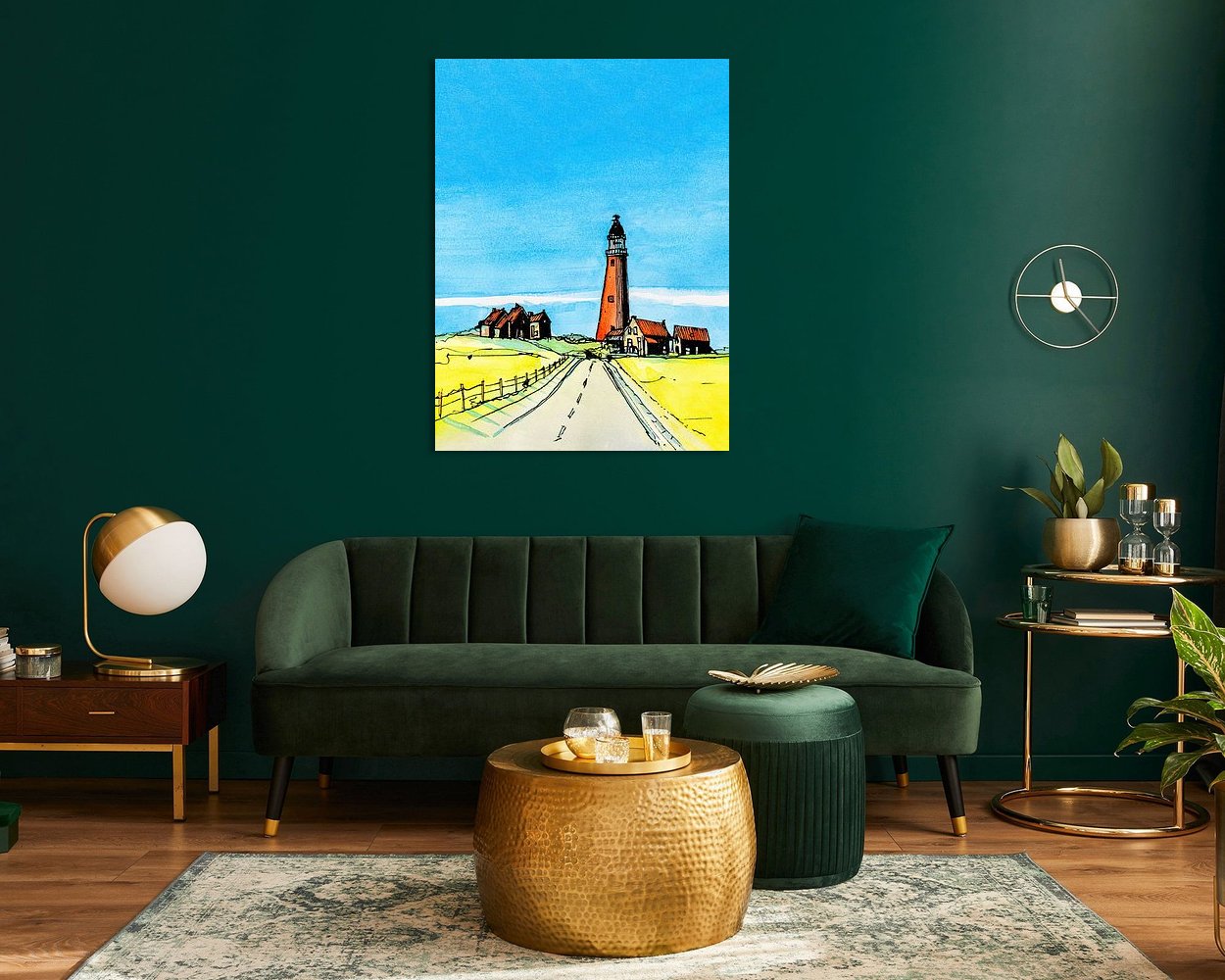 Example of the artwork in a room