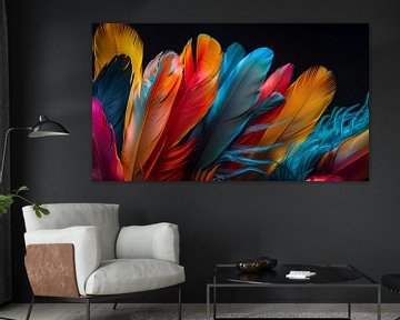 Plumes en panorama couleur sur TheXclusive Art