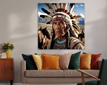 Realistic Native American Art 34 van Johanna's Art