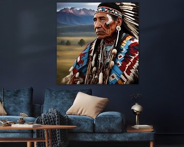 Realistic Native American Art 30 van Johanna's Art