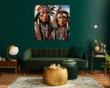 Realistic Native American Art 29 van Johanna's Art