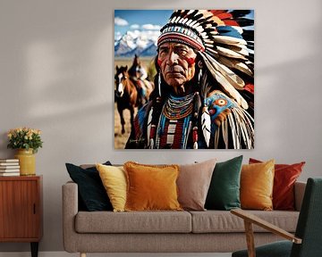 Realistic Native American Art 22 von Johanna's Art