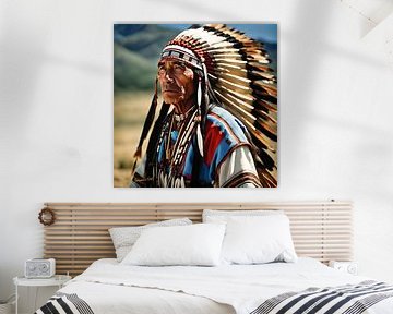 Realistic Native American Art 21 von Johanna's Art