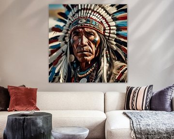 Realistic Native American Art 20 van Johanna's Art