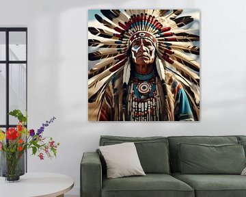 Realistic Native American Art 19 von Johanna's Art