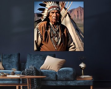 Realistic Native American Art 12 von Johanna's Art