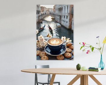 Venetian coffee dream on the Rialto Bridge by Skyfall