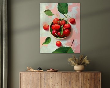 Summer Cherry Delicacy by Vlindertuin Art