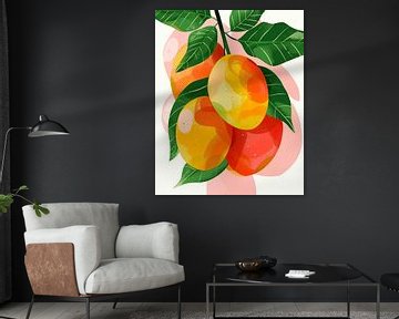 Saftige Mango's am Baum von Vlindertuin Art