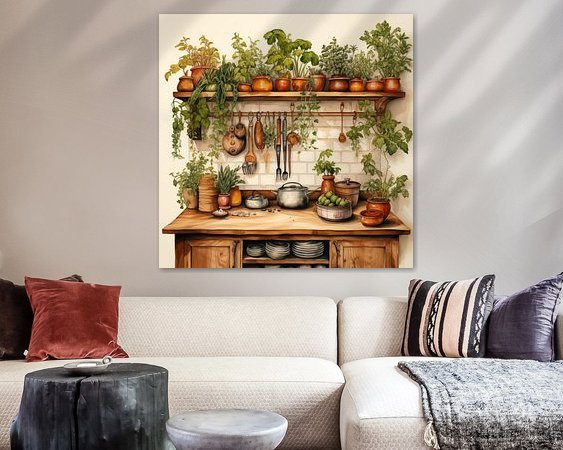 Example of the artwork in a room