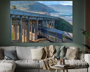 North Torrey Pines Road Bridge - Coastal View by Joseph S Giacalone Photography