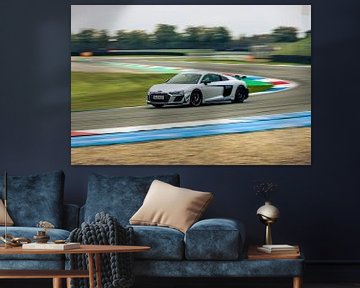 Audi R8 GT auf der Rennstrecke von Assen von Martijn Bravenboer