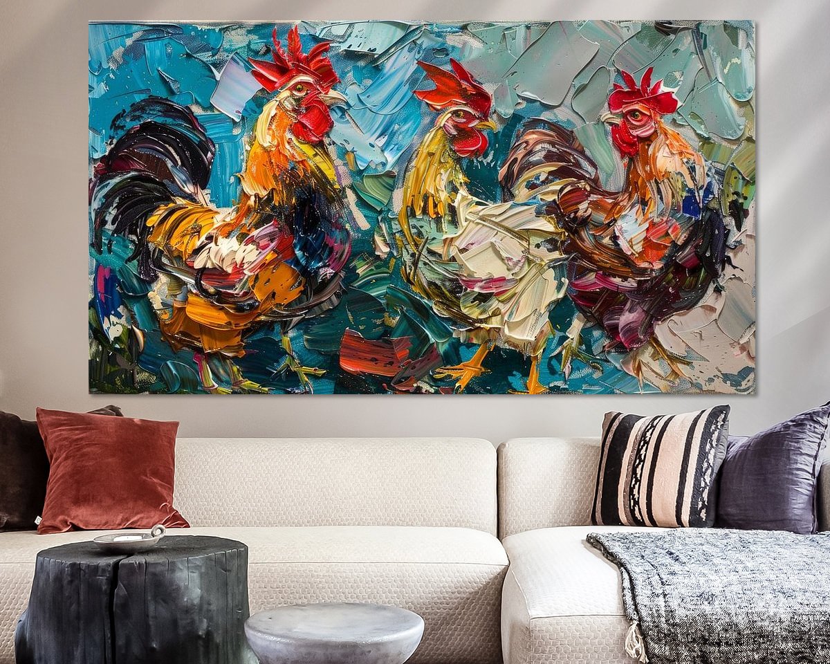 Example of the artwork in a room