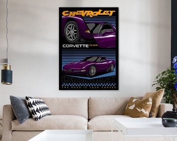 Chevrolet Corvette C5 Z06 Car by Adam Khabibi