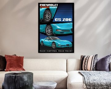 Chevrolet Corvette C5 Z06 Car by Adam Khabibi