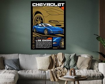 Chevrolet Corvette C5 Z06 Car by Adam Khabibi