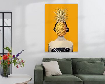 It's a Pineapple Portrait sur Marja van den Hurk