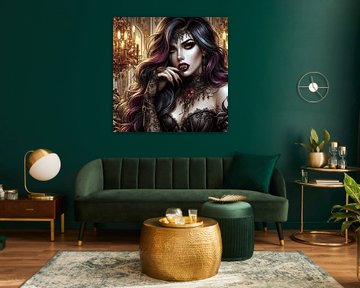 Vampir-Mädchen von GraphicDesigner.G-AI