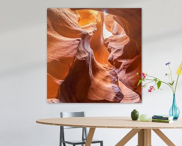 ANTELOPE CANYON Wavy Rockformation by Melanie Viola