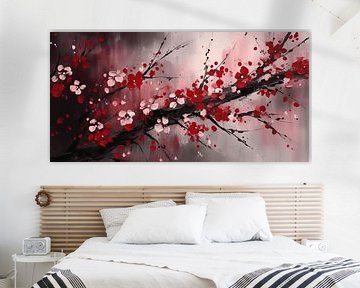 Cherry Blossom Serenade 4 van Lisa Maria Digital Art