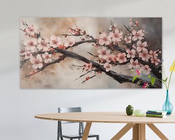 Sérénade des cerisiers 3 sur Lisa Maria Digital Art