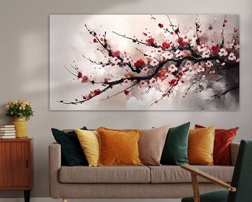 Sérénade des cerisiers 2 sur Lisa Maria Digital Art