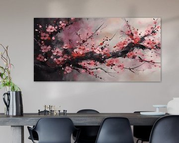 Cherry Blossom Serenade 1 by Lisa Maria Digital Art