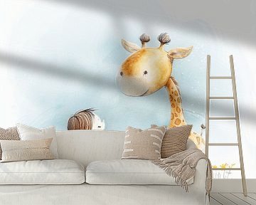 Meisje en de Giraffe - 3 | Kinderkamer van Karina Brouwer