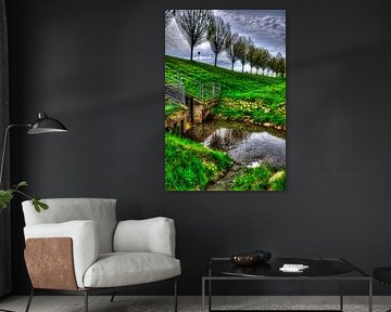 Dortmund kanaal bomen