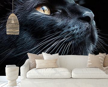 black cat by PixelPrestige