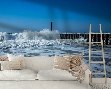 Golfbreker strand Domburg
