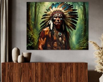 Native American Heritage 41 by Johanna's Art