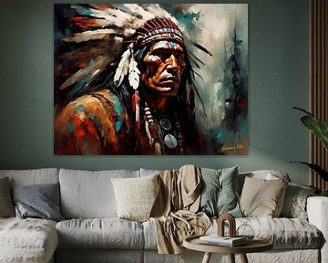 Native American Heritage 46 by Johanna's Art