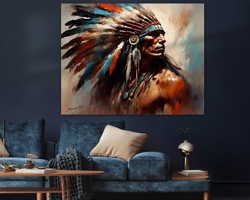 Native American Heritage 33 by Johanna's Art