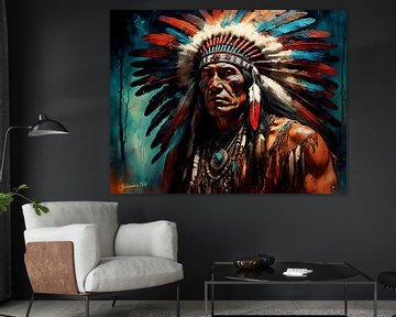 Native American Heritage 43 by Johanna's Art